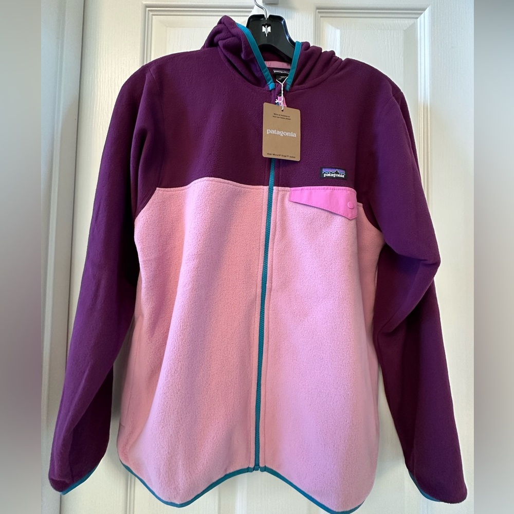 Brand New Patagonia kids micro D snap-T jacket